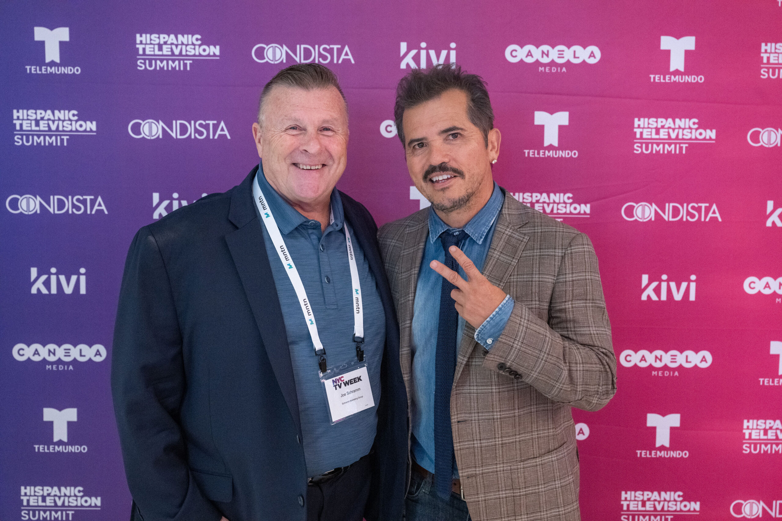 Hispanic Television Summit - Joe Schramm & John Leguizamo