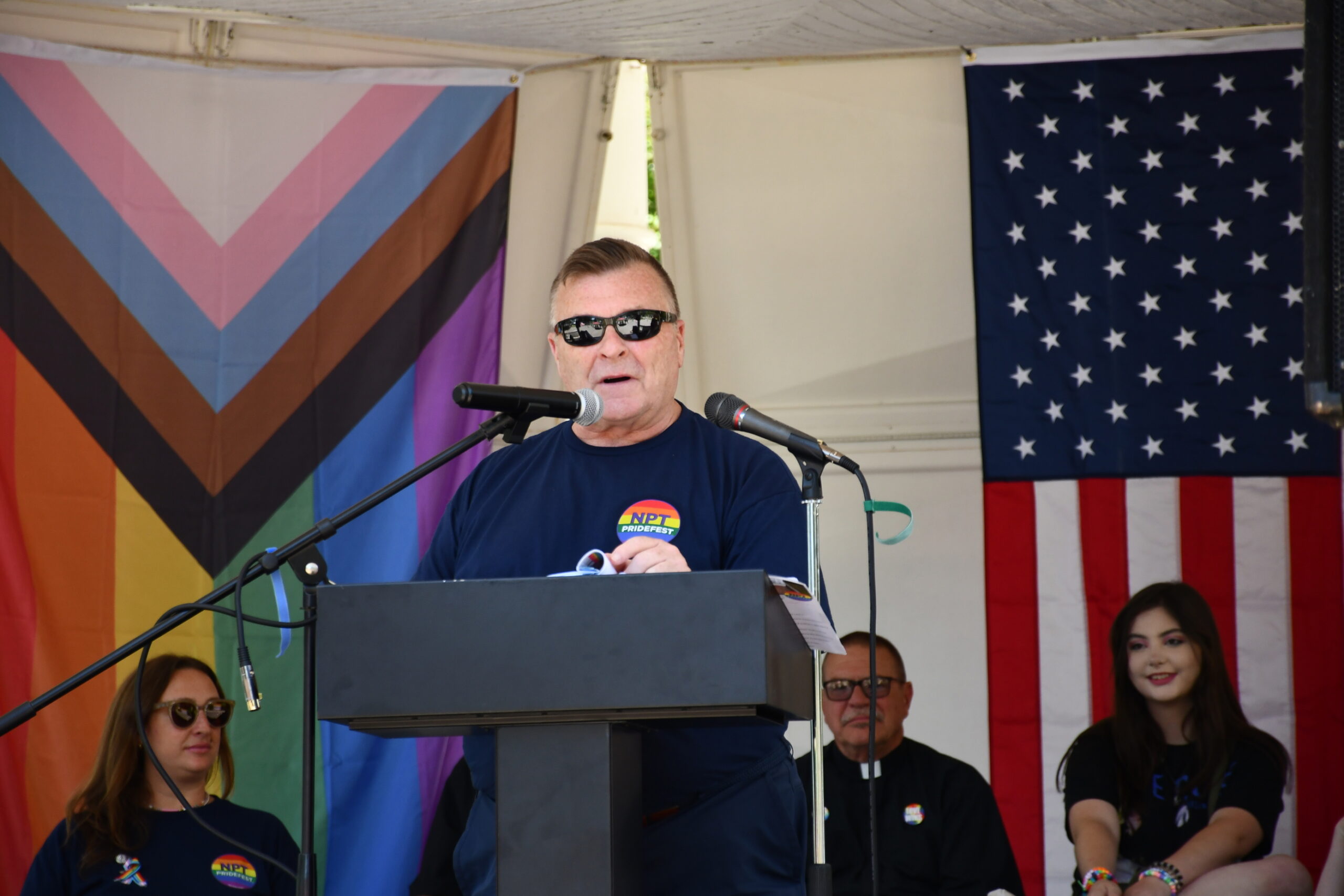 Joe Schramm at Northport Pridefest